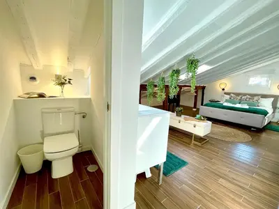 Cama o camas de una habitación en Waou PALACIO DE CRISTAL es MIA - Corta Duración