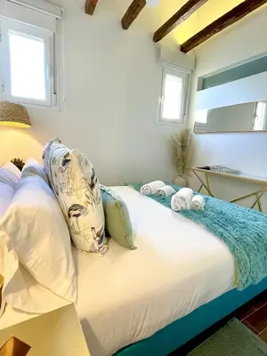 Cama o camas de una habitación en Waou JARDIN BOTANICO es MIA - Corta Duración