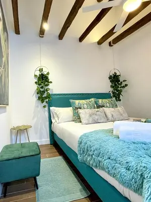 Cama o camas de una habitación en Waou JARDIN BOTANICO es MIA - Corta Duración