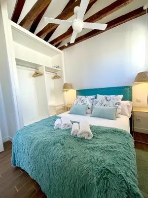 Cama o camas de una habitación en Waou JARDIN BOTANICO es MIA - Corta Duración
