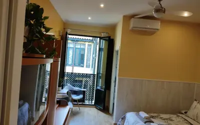 Cama o camas de una habitación en ESTUDIO EN FUENCARRAL Granvía