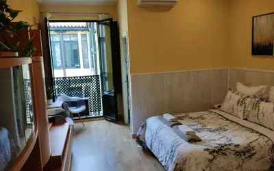 Cama o camas de una habitación en ESTUDIO EN FUENCARRAL Granvía