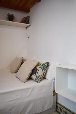 Cama o camas de una habitación en Adorable apartamento en Almagro
