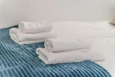 Cama o camas de una habitación en Adorable apartamento en Almagro