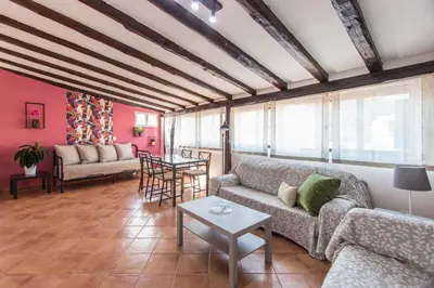 Zona de estar de Homelike Huertas