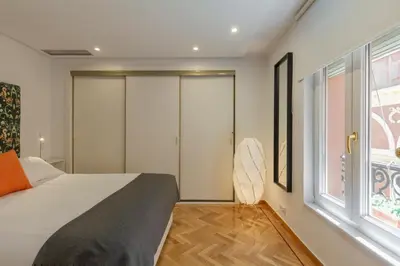 Cama o camas de una habitación en Homelike Sol - Gran Via I