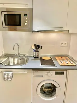Una cocina o zona de cocina en Edificio Leganitos
