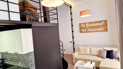 Zona de estar de Homelike Malasaña