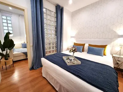 Cama o camas de una habitación en MOLINA - LA LATINA
