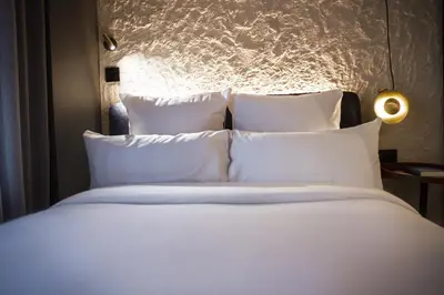 Cama o camas de una habitación en Letoh Letoh Gran Vía