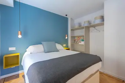 Cama o camas de una habitación en Homelike Sol - Gran Via II