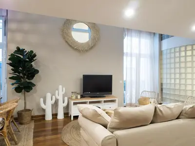 Una televisión o centro de entretenimiento en Almar Duplex Malasaña