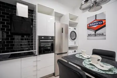 Una cocina o zona de cocina en Moncloa Apartment