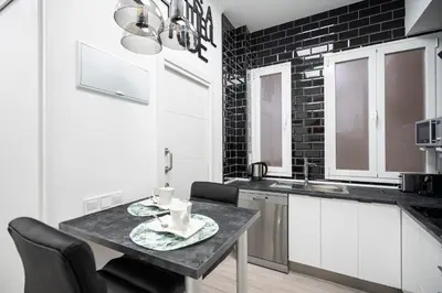Una cocina o zona de cocina en Moncloa Apartment