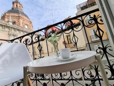 Un balcón o terraza de APARTAMENTOS SAN ANDRES