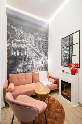 Zona de estar de For You Rentals New Duplex Apartment TEMPORAL Chamberí-Arapiles BDG460