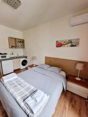 Cama o camas de una habitación en Apartamentos SmartRenting Tribunal