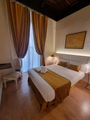 Cama o camas de una habitación en Le Petit Palü- Flora
