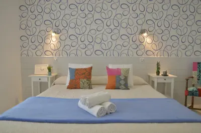 Cama o camas de una habitación en Hostal Madrid Star
