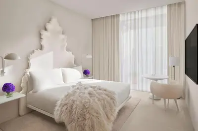 Cama o camas de una habitación en The Madrid EDITION