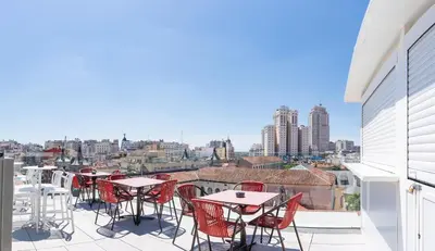 Un balcón o terraza de Akeah Hotel Gran Vía