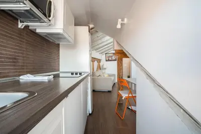 Una cocina o zona de cocina en Cozy 1Bedroom apartment next to Plaza Mayor