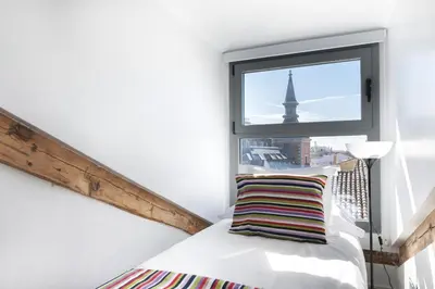 Zona de estar de Central apartment W 2Beds and 1baths-Plaza Mayor