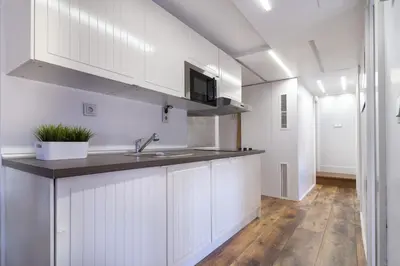 Una cocina o zona de cocina en Central apartment W 2Beds and 1baths-Plaza Mayor