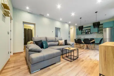 Zona de estar de Modern and Refurbished - 2Bedrooms 2Baths-Justicia