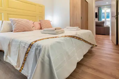 Cama o camas de una habitación en Modern and Refurbished - 2Bedrooms 2Baths-Justicia