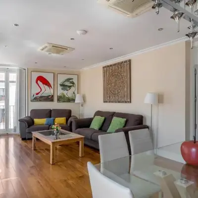 Bright with 7 balconies- 3 BDR 2BTH -Plaza Mayor