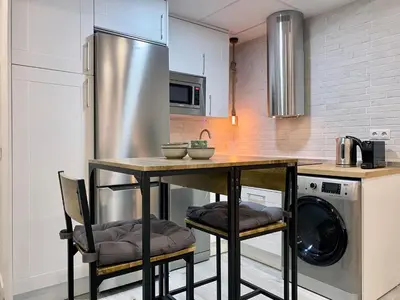 Una cocina o zona de cocina en Madrid Styles - Apartamento de 1 dormitorio