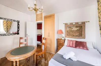 Cama o camas de una habitación en La Casa de Postas