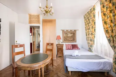 Cama o camas de una habitación en La Casa de Postas