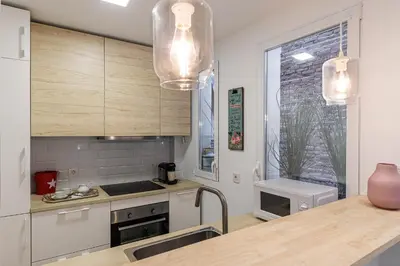 Una cocina o zona de cocina en Waou Chamberi V - Alquiler Corta Duración