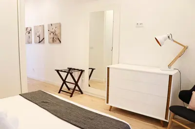 Cama o camas de una habitación en For You Rentals NEW Design Apartment TEMPORAL Puerta del Sol PRE104A