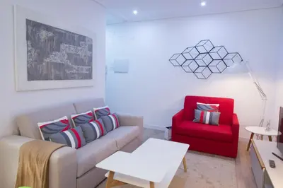 Zona de estar de For You Rentals NEW Design Apartment TEMPORAL Puerta del Sol PRE104A