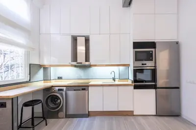 Una cocina o zona de cocina en Apartamento con estilo en la Elipa
