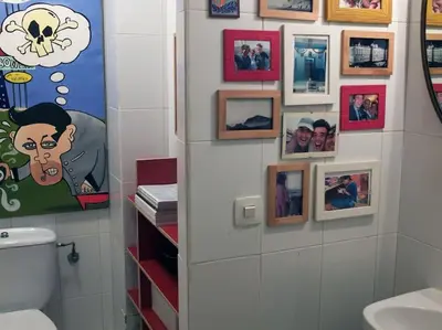 Un baño de Cosy artist studio in Barrio de Salamanca