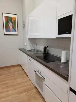 Una cocina o zona de cocina en Apartamento Retiro