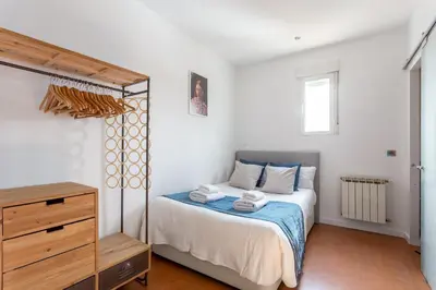 Cama o camas de una habitación en Cozy studio - 1Bedroom 1Bathroom - Chueca - Hortaleza