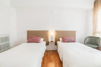 Cama o camas de una habitación en Moderno y Luminoso - Heros
