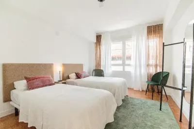 Cama o camas de una habitación en Moderno y Luminoso - Heros