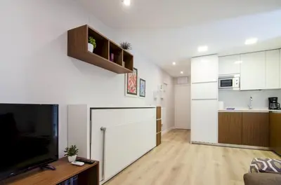 Una cocina o zona de cocina en Cozy 1BD San Miguel-Plaza Mayor city centre