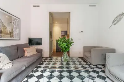 Zona de estar de Stylish centric- 2Bd 2Bth -city center