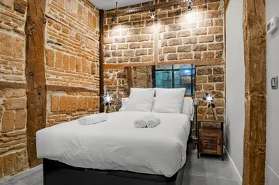 Cama o camas de una habitación en Royal Palace II