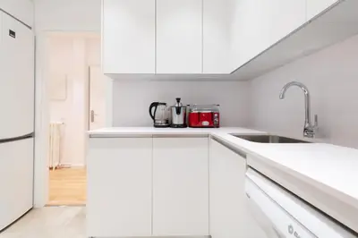 Una cocina o zona de cocina en Bright and elegant 3Dorm 2Bath - La Latina