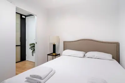 Cama o camas de una habitación en Bright Stylish-3Bedrooms 2Baths- Salamanca