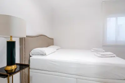 Cama o camas de una habitación en Bright Stylish-3Bedrooms 2Baths- Salamanca