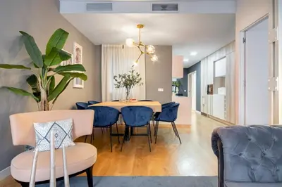 Zona de estar de Bright Stylish-3Bedrooms 2Baths- Salamanca